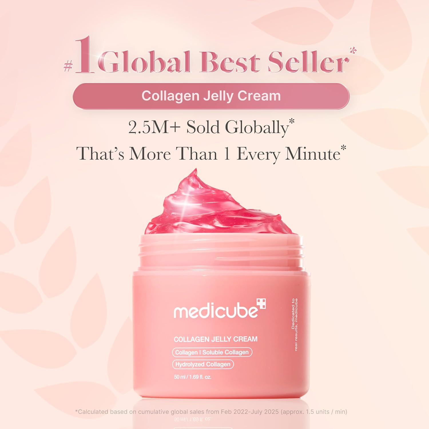 medicube Pink Glass Glow Skin Trio: Salmon DNA PDRN pink collagen jelly gel mask (4ea) and PDRN Pink Peptide Serum, glow serum and Collagen Jelly Cream 50ml